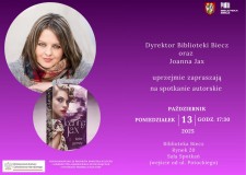 Przejdź do - Spotkanie autorskie z Joanną Jax w Bibliotece Biecz